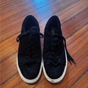 J. Crew Black Suede Sneakers